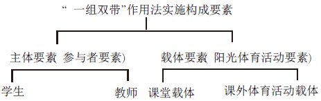 陽光體育運(yùn)動(dòng)論文:"一組雙帶"作用法構(gòu)成要素及實(shí)施策略